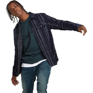 G-STAR RAW GPO Zip Overshirt voor heren, meerkleurig (Rinsed Yoto Check D25825-D745-G707), L, meerkleurig (gespoeld yoto check D25825-D745-G707), L, Veelkleurig (Gespoeld Yoto Check D25825-D745-G707)