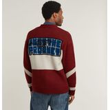 G-Star - D25116-D939-5298 - Vakantie Los Vest - Rood - Gerecyclede Wol