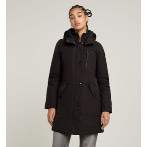 G-star - Vodan Slim Jas - Gewatteerde Parka - Zwart - Materiaal: Onbekend
