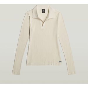 G-star - Ribbed - Poloshirt - Lange Mouw