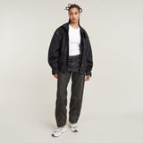 Judee Biker Low Waist Loose Jeans - Bruin - Dames