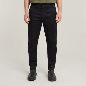 G-STAR Morry Tapered Chino Broek - Zwart - Katoen