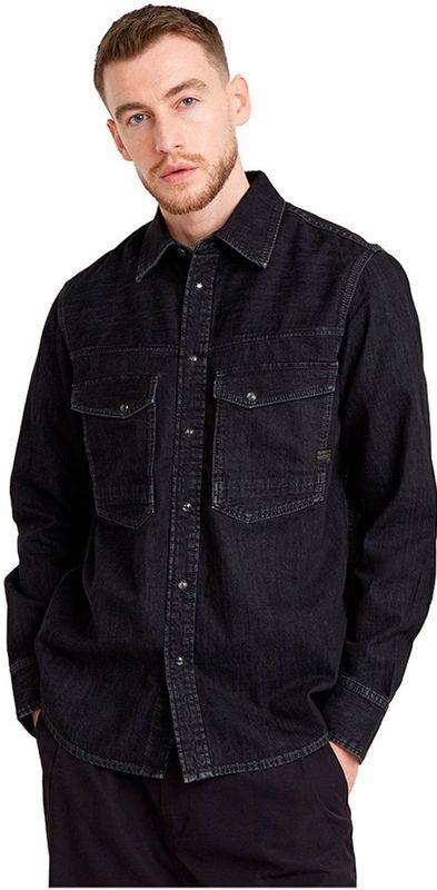 G-star - D23616-d540 - Overhemd - Denim - Blauw - 100% Katoen