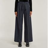 Broek - Marineblauw - Gerecycled Polyester - Recht Model