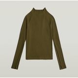 G-Star - D26411-5268-C744 - T-shirt - Groen - Lange Mouwen - Biologisch Katoen