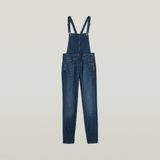 Tuinbroek - Blauw - Katoen - Super Stretch Denim