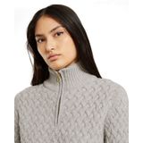 G-Star RAW - Skipper - Gebreide Trui - Blauw - Colkraag - Korte Ritssluiting