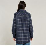 G-Star - D23554-D406-G085 Overhemd - Blauw - Gerecycled Polyester - Regular Boyfriend