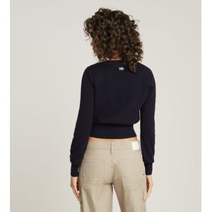 G-Star RAW - Moto Slim - Gebreid Sweatshirt - Blauw
