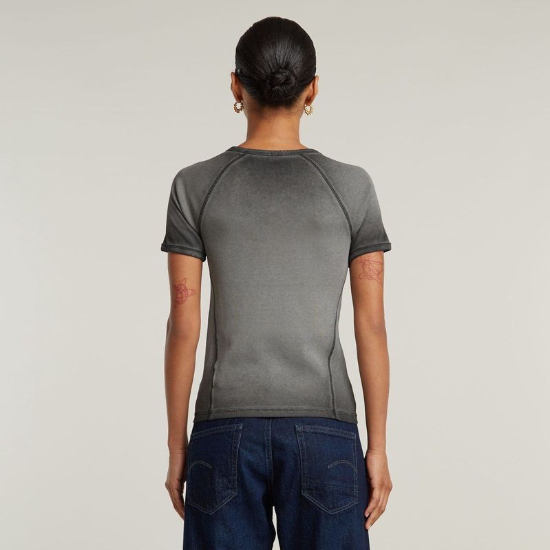 G-Star - D24506-C773-H193 - T-shirt - Blauw - Army Ringer - Korte Mouwen - Biologisch Katoen