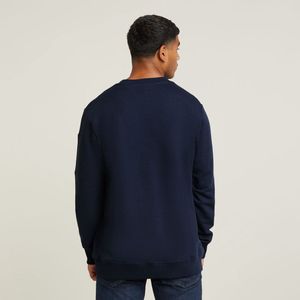 G-Star RAW Lichtgewicht sweatshirt mouw pocket, blauw (Imperial Blue D23514-d278-1305), XS