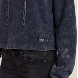 G-Star - Overdyed Loose Hoodie - Marineblauw - Biologisch Katoen