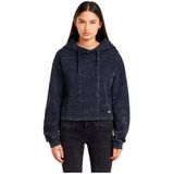 G-Star - Overdyed Loose Hoodie - Marineblauw - Biologisch Katoen