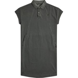 G-Star RAW Damespolo met gedetailleerde naden, zwart (Dk Black Gd D25910-d756-b564), XS, Zwart (Dk Black Gd D25910-d756-b564), XS