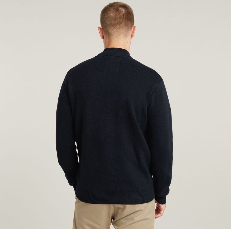 G-star - Alfresco - Gebreide Trui - Groen - 100% Biologisch Katoen