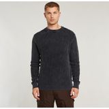 G-star - Serrated - Gebreide Trui - Ronde Hals - 100% Biologisch Katoen