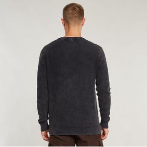 G-star - Serrated - Gebreide Trui - Ronde Hals - 100% Biologisch Katoen