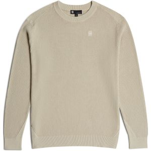 G-star - Serrated - Gebreide Trui - Ronde Hals - Regular Fit - 100% Biologisch Katoen