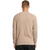 G-STAR RAW - Pull Serrated R Knit - Tricot - Roze - Katoen