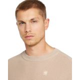 G-STAR RAW - Pull Serrated R Knit - Tricot - Roze - Katoen