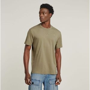 G-Star Raw - R T - T-shirt - Groen - Biologisch Katoen