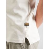 T-shirt - Effen - Jersey - Ronde Hals - Normale Pasvorm - Kwartmouw