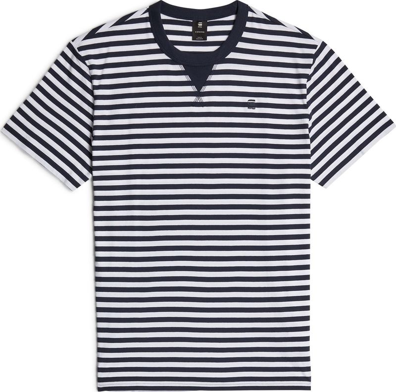 G-STAR - Nifous Stripe - T-shirt - Meerkleurig - 100% Biologisch Katoen
