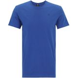 G-Star RAW - T-Shirt - Geribbelde Hals - Borduurwerk - Zwart - Katoen