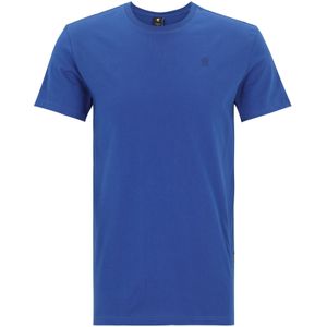 G-Star RAW - T-Shirt - Geribbelde Hals - Borduurwerk - Zwart - Katoen