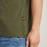G-STAR - Base-S T-Shirt - Groen - 100% Biologisch Katoen