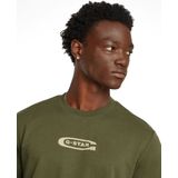 G-star - Old Skool Logo - T-shirt - Korte Mouwen - Biologisch Katoen