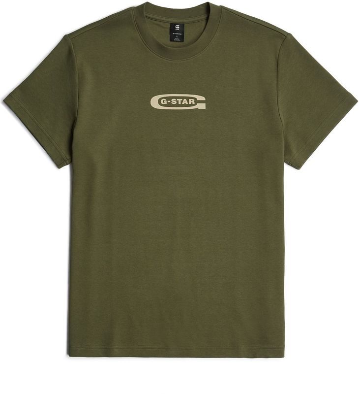 G-star - Old Skool Logo - T-shirt - Korte Mouwen - Biologisch Katoen