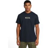 G-star - Old Skool T-shirt - Blauw - 100% Biologisch Katoen