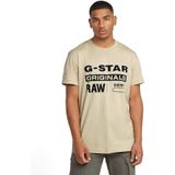 G-STAR RAW Originals R T T-shirts voor heren, beige (Dk Brick D25969-c506-1214), XS