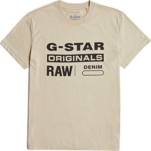 G-STAR RAW Originals R T T-shirts voor heren, beige (Dk Brick D25969-c506-1214), XS