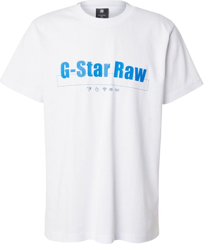 G-STAR - Symbols T-shirt - Wit - 100% Biologisch Katoen