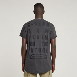 G-Star RAW - Achtertekst Gr Overdyed - Hemd - Zwart - Katoen