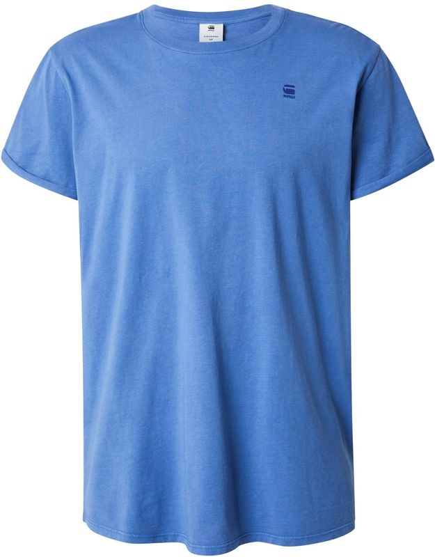 G-Star - Text Back GR Overdyed Lash R T-shirt - Blauw - Katoen