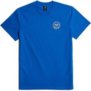 G-STAR RAW Gauge R T T-shirt voor heren, Blauw (Pop Blue D25972-c336-1162), M