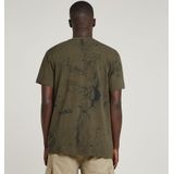 G-STAR - T-shirt - Shadow Olive Concrete - 100% Biologisch Katoen
