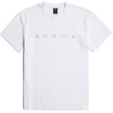 G-STAR RAW T-shirt pour homme Small Symbols R T, Blanc (White D25974-c812-110), XXL