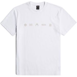 G-STAR RAW - Small Symbols R T - T-shirt - Wit - Katoen