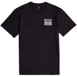 G-STAR - Barcode Back Graphic - T-shirt - Zwart - Biologisch Katoen