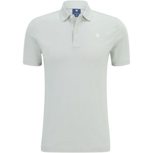 G-star, Tops, Heren, Beige, S, Slim Polo voor Heren, Grijze Jersey