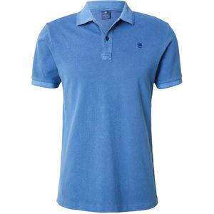 G-Star RAW - Dunda - Poloshirt - Blauw - Biologisch Katoen