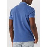 G-Star - Dunda Overdyed Slim Polo SS T-shirt - Blauw - Katoen