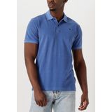 G-Star - Dunda Overdyed Slim Polo SS T-shirt - Blauw - Katoen