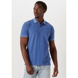 G-Star - Dunda Overdyed Slim Polo SS T-shirt - Blauw - Katoen