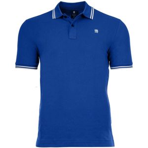 T-shirt - Effen - Katoen - Polokraag - Kwartmouw