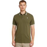 G-Star RAW - Dunda Slim Stripe Polo - Groen - D17127-5864-b230